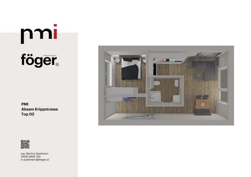 Wohnung kaufen in Innsbruck-Land – 44,55 m², € 369.050 – Bild 6 von 10