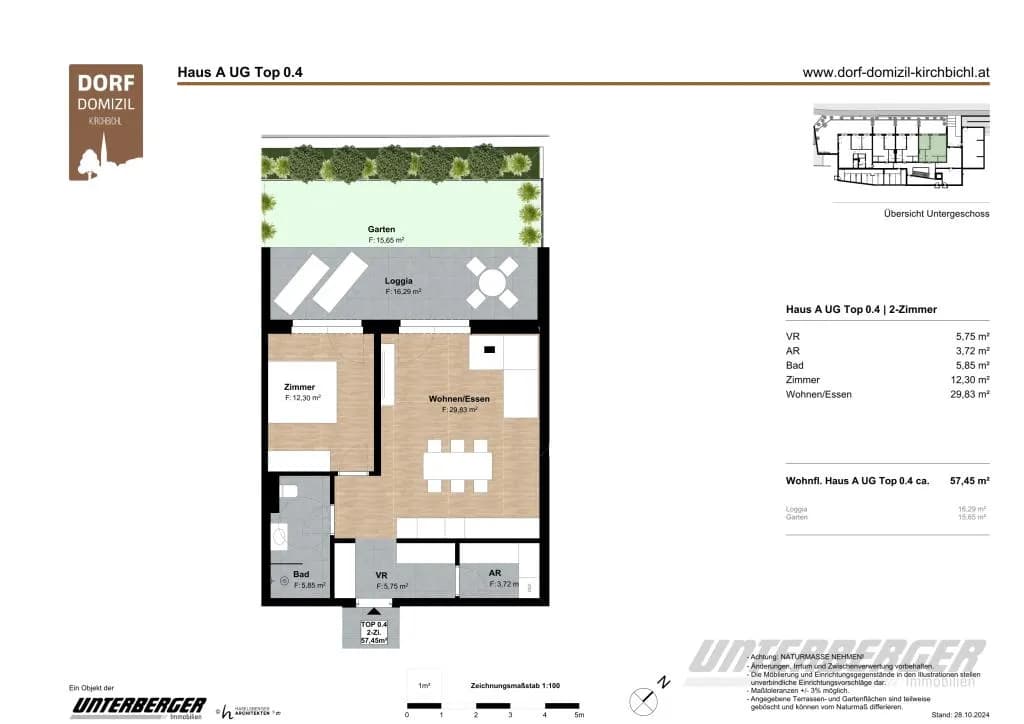 2-Zimmer-Wohnung kaufen in Kufstein – 57,45 m², € 385.000 – Bild 10 von 13