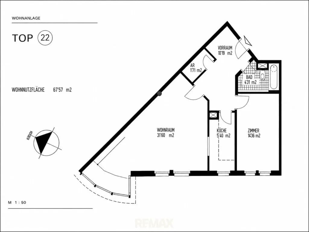 2-Zimmer-Wohnung kaufen in Innsbruck – 67,57 m², € 380.000 – Bild 13 von 13