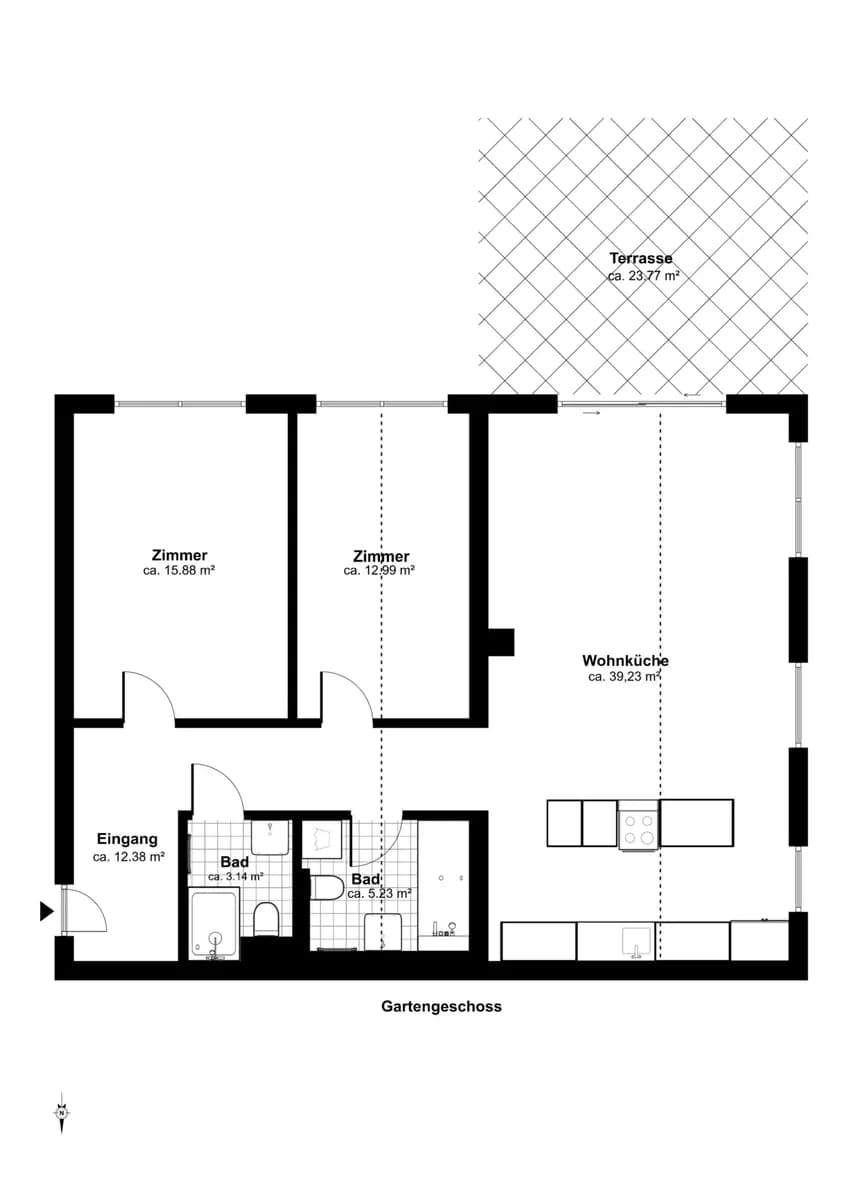 3-Zimmer-Wohnung kaufen in Tulln – 88,91 m², € 699.000 – Bild 11 von 13