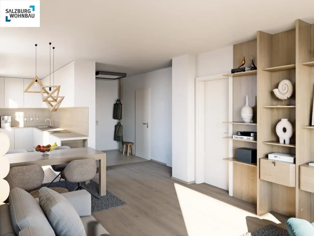 2-Zimmer-Wohnung kaufen in Hallein – 49 m², € 314.700
