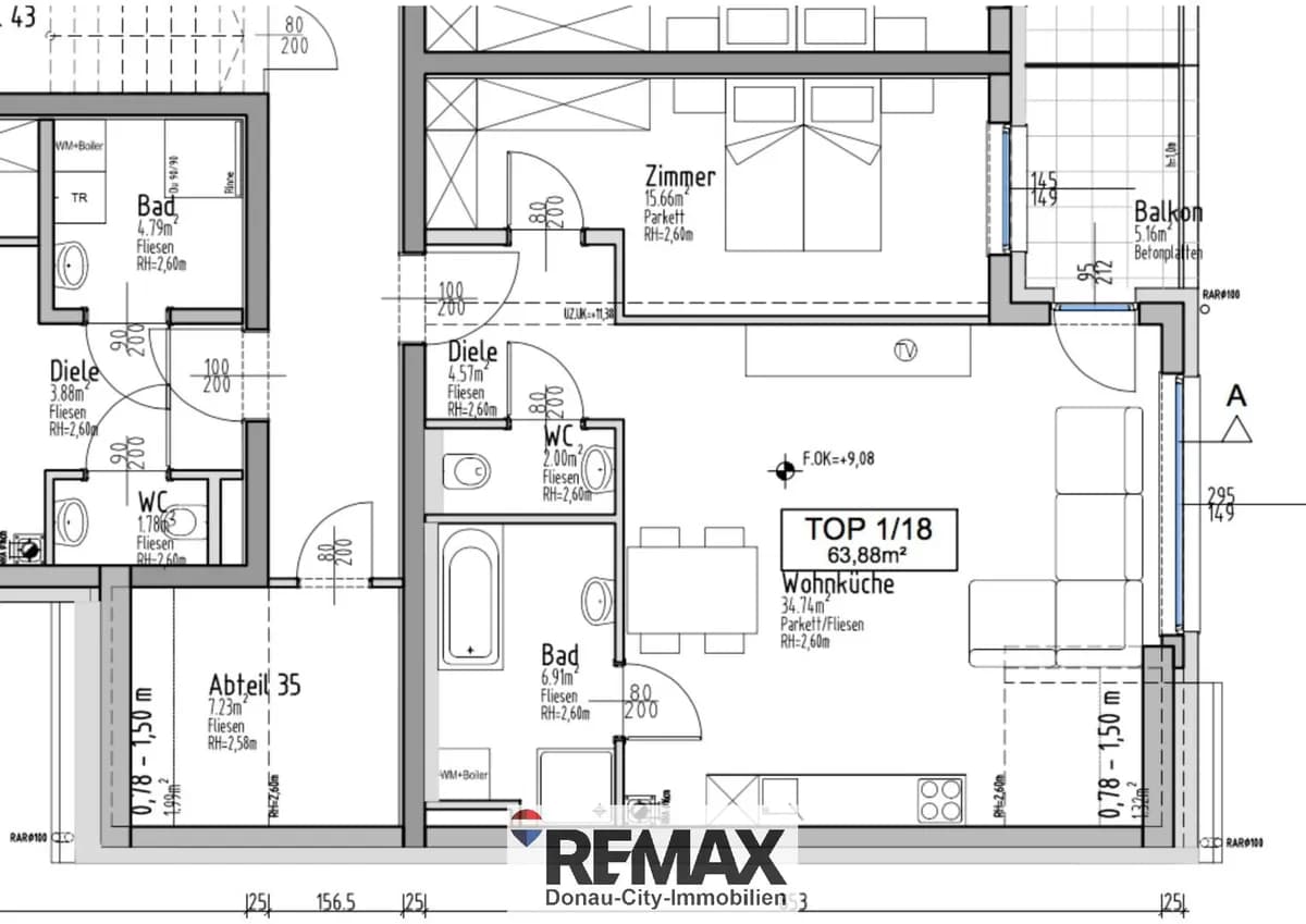 6-Zimmer-Wohnung kaufen in Tulln – 197,95 m², € 989.750 – Bild 6 von 9