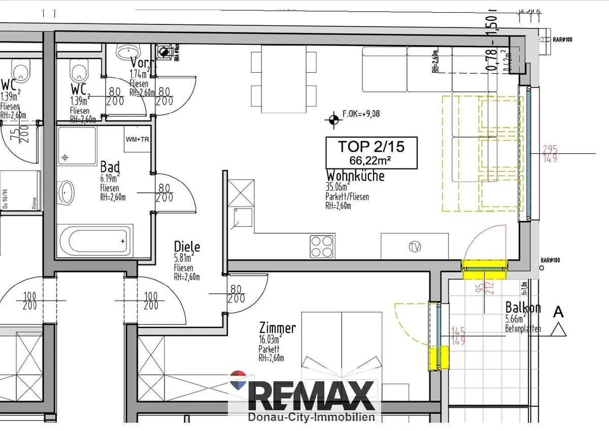 6-Zimmer-Wohnung kaufen in Tulln – 197,95 m², € 989.750 – Bild 8 von 9