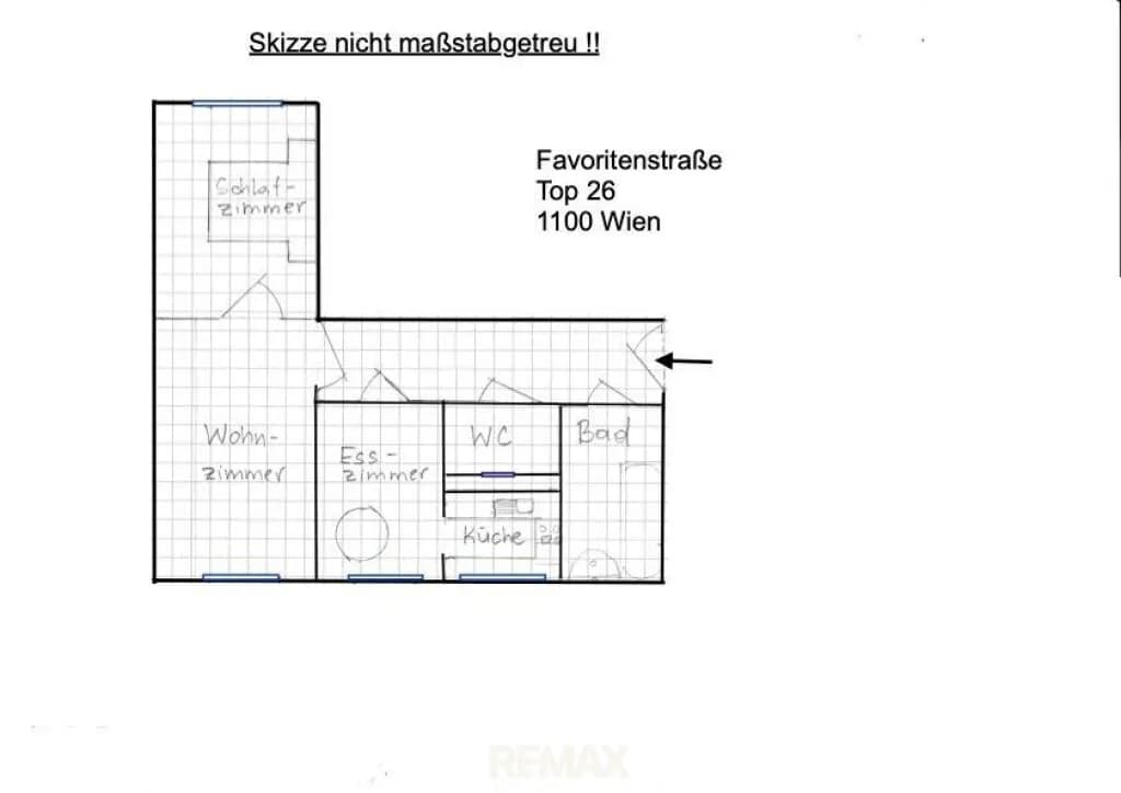 2-Zimmer-Wohnung kaufen in Wien – 64 m², € 159.000 – Bild 8 von 9