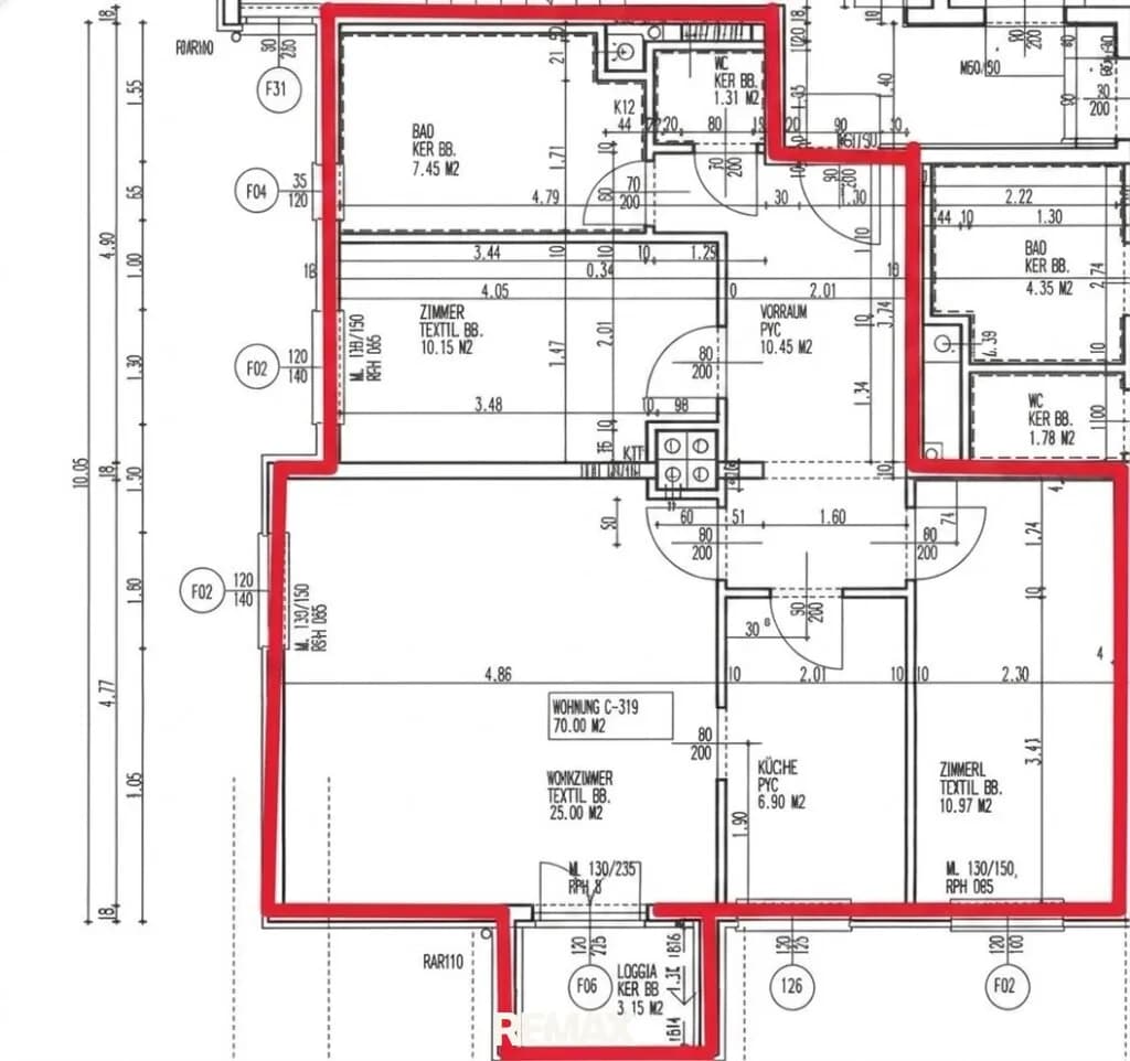 3-Zimmer-Wohnung kaufen in Wiener Neustadt – 69 m², € 230.000 – Bild 17 von 24