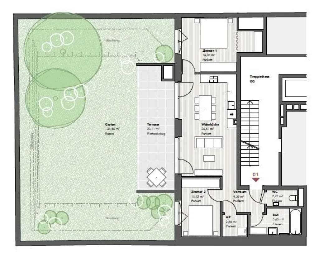 3-Zimmer-Wohnung kaufen in Wien – 67,42 m², € 629.000 – Bild 8 von 8