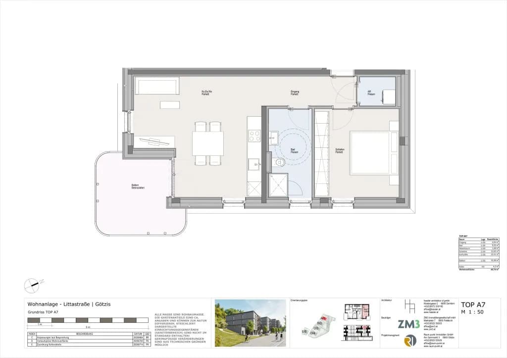 2-Zimmer-Wohnung kaufen in Feldkirch – 49,74 m², € 375.000 – Bild 7 von 8