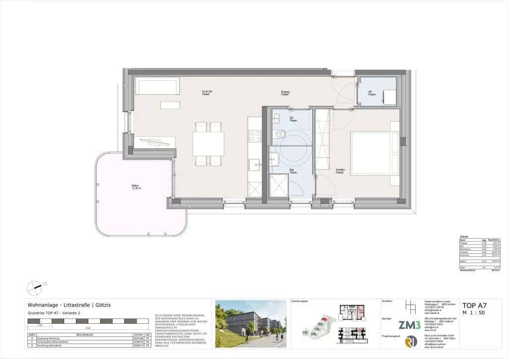 2-Zimmer-Wohnung kaufen in Feldkirch – 49,74 m², € 375.000 – Bild 8 von 8