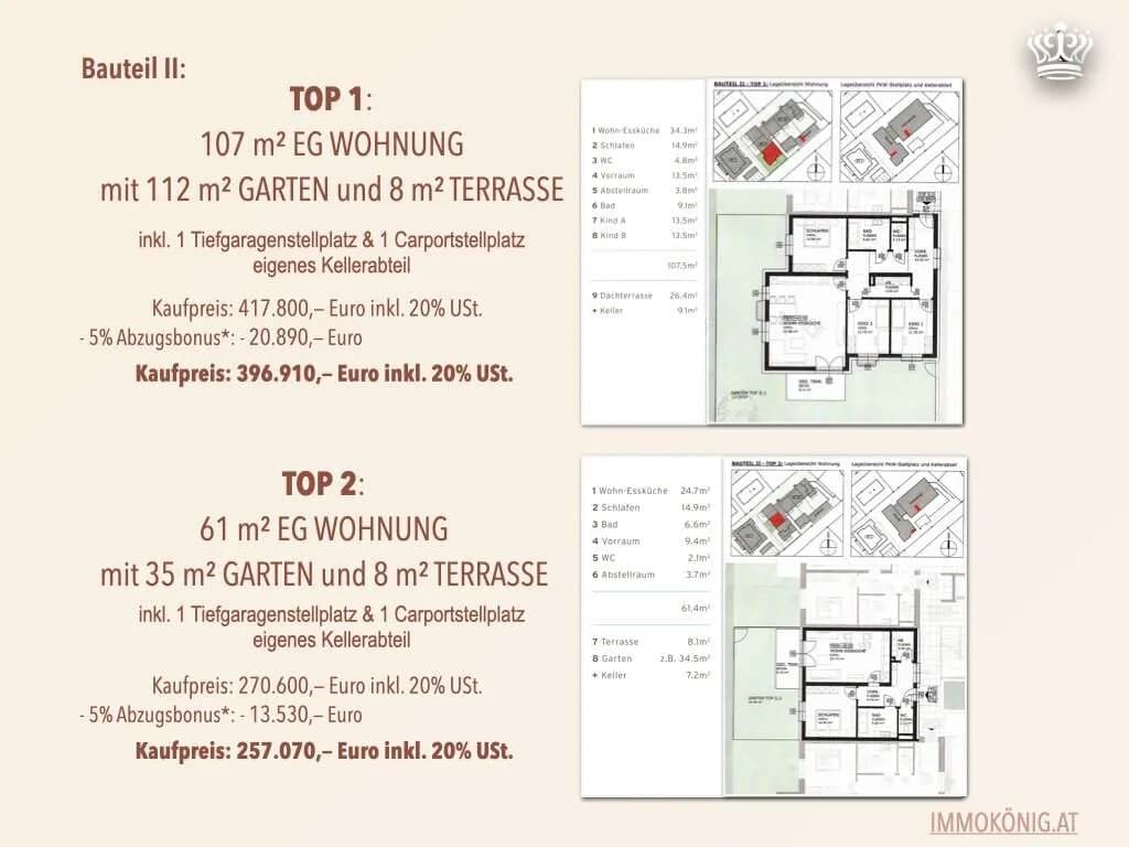Wohnung kaufen in Amstetten – 106,2 m², € 396.910 – Bild 13 von 23