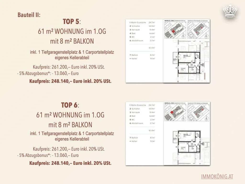 Wohnung kaufen in Amstetten – 106,2 m², € 396.910 – Bild 15 von 23
