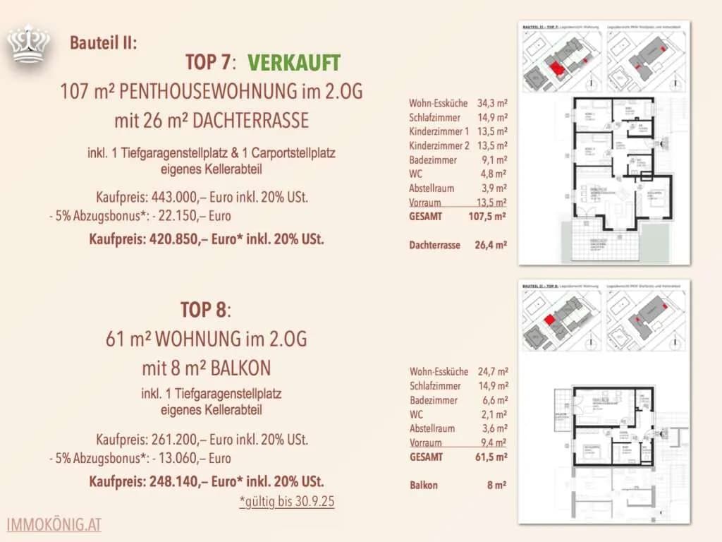 Wohnung kaufen in Amstetten – 61,5 m², € 258.495 – Bild 17 von 24