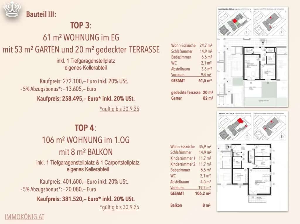 Wohnung kaufen in Amstetten – 61,5 m², € 258.495 – Bild 19 von 24