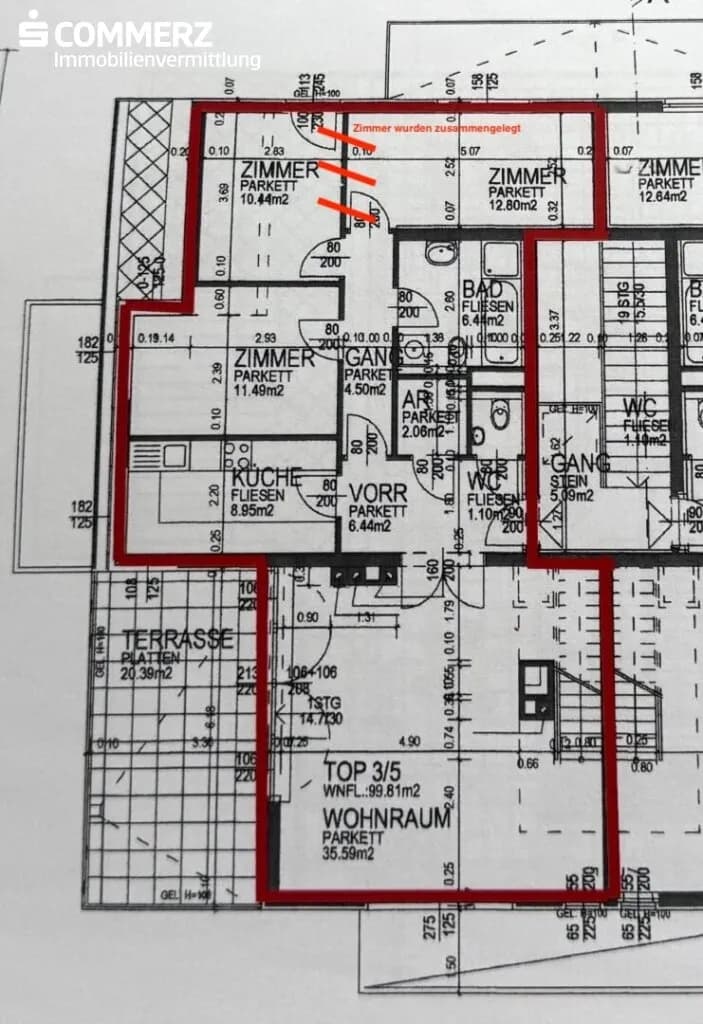 3-Zimmer-Wohnung mieten in Wien – 99,81 m², € 1.833 – Bild 13 von 14