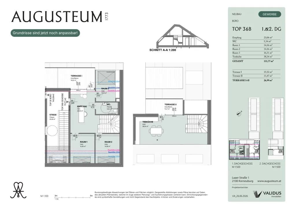 Gewerbeimmobilie mieten in Korneuburg – 112 m², € 2.450 – Bild 17 von 19