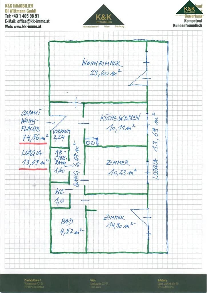 3-Zimmer-Wohnung kaufen in Graz – 74,56 m², € 190.000 – Bild 15 von 15