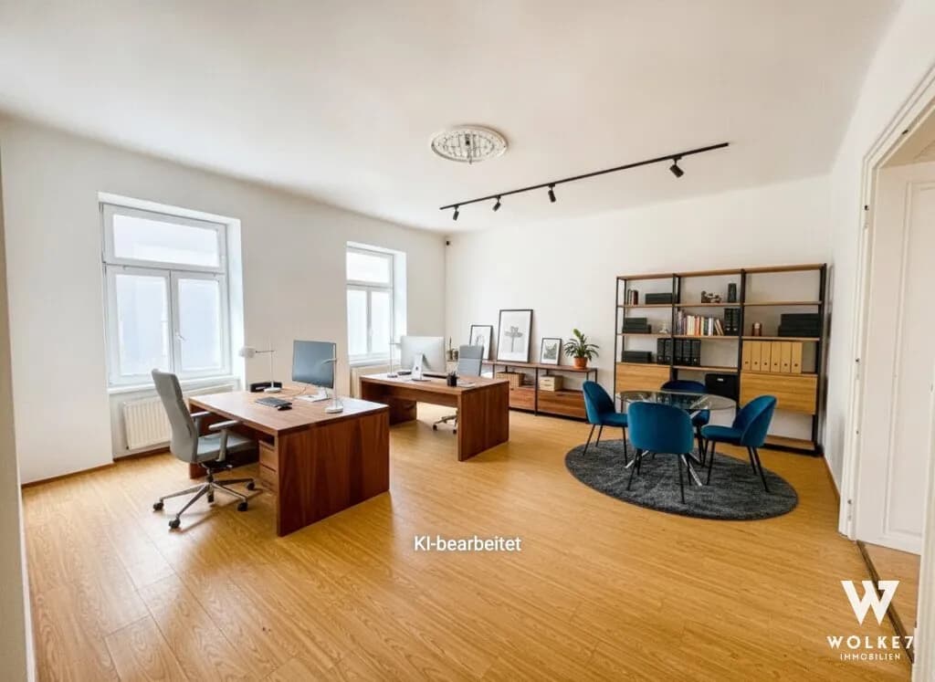 4-Zimmer-Gewerbeimmobilie mieten in Wien – 120 m², € 1.357