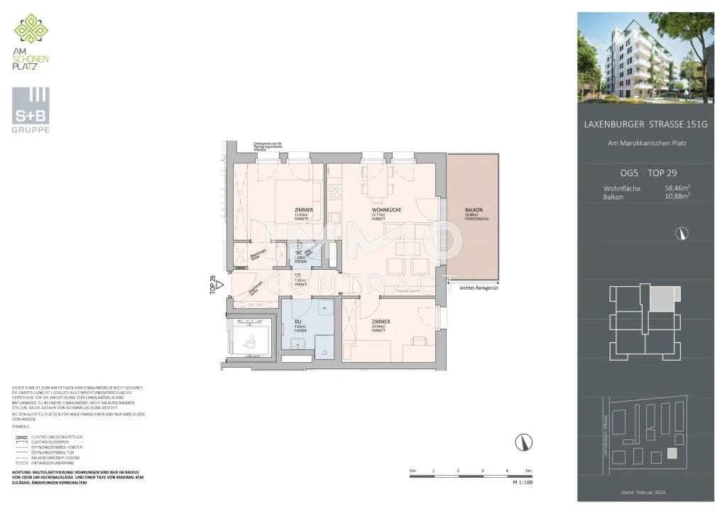 3-Zimmer-Wohnung kaufen in Wien – 58,46 m², € 620.000 – Bild 13 von 13