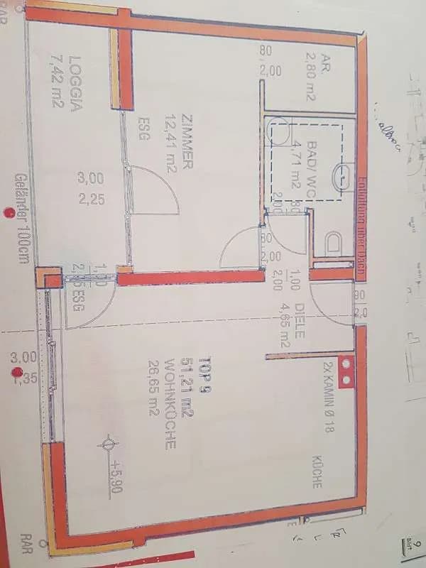2-Zimmer-Wohnung mieten in Korneuburg – 54 m², € 880 – Bild 13 von 13