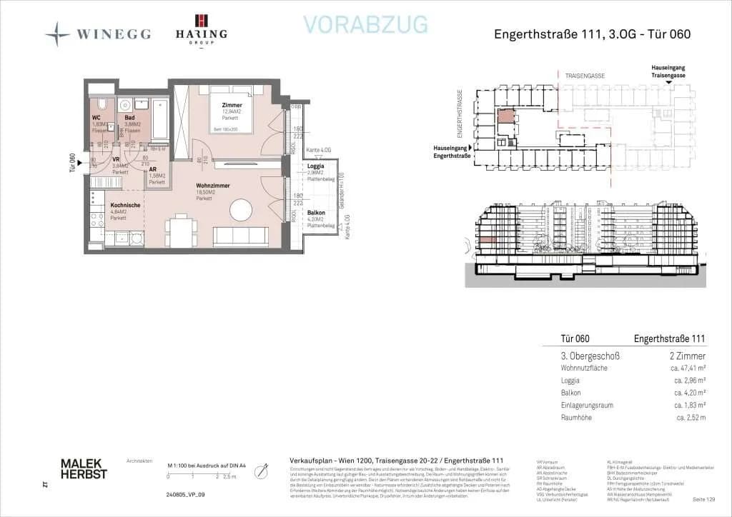Immobilie kaufen in Wien – 47,41 m², € 296.900 – Bild 14 von 14