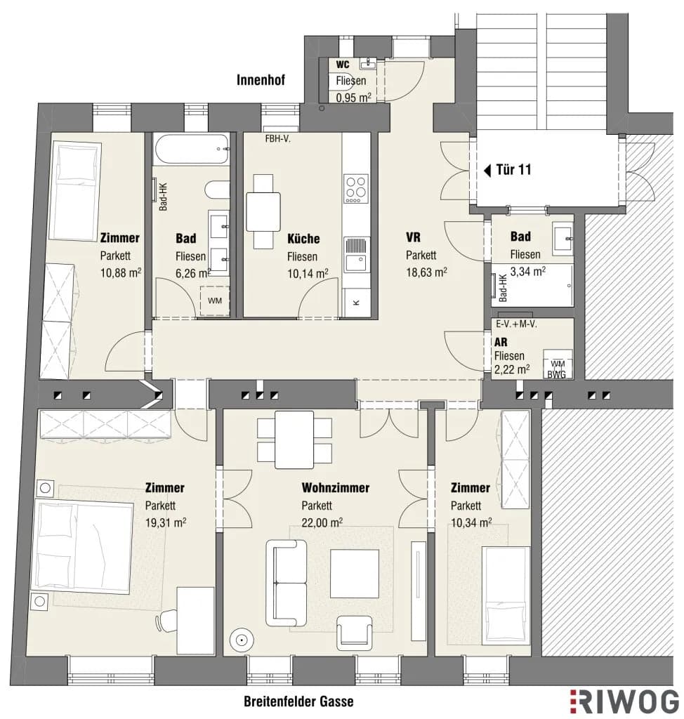 4-Zimmer-Wohnung kaufen in Wien – 104,07 m², € 829.000 – Bild 52 von 52