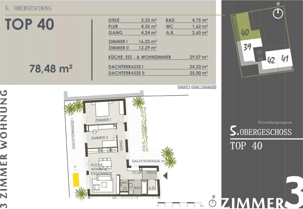 3-Zimmer-Wohnung mieten in Graz – 78,48 m², € 1.200 – Bild 10 von 11