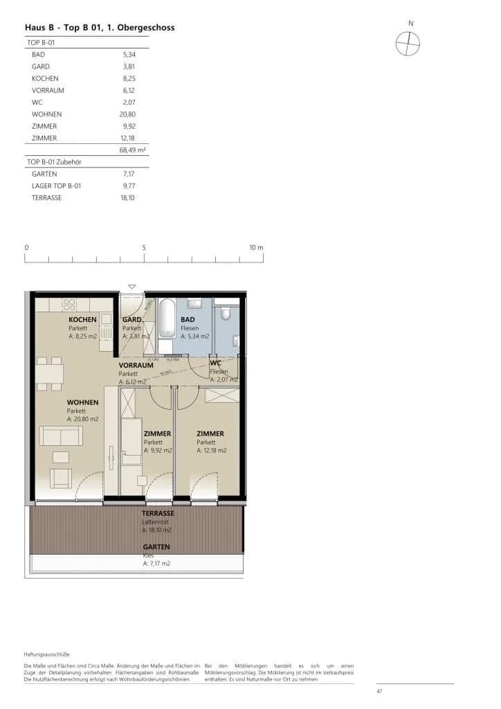 3-Zimmer-Wohnung kaufen in Landeck – 68,49 m², € 393.824 – Bild 2 von 2
