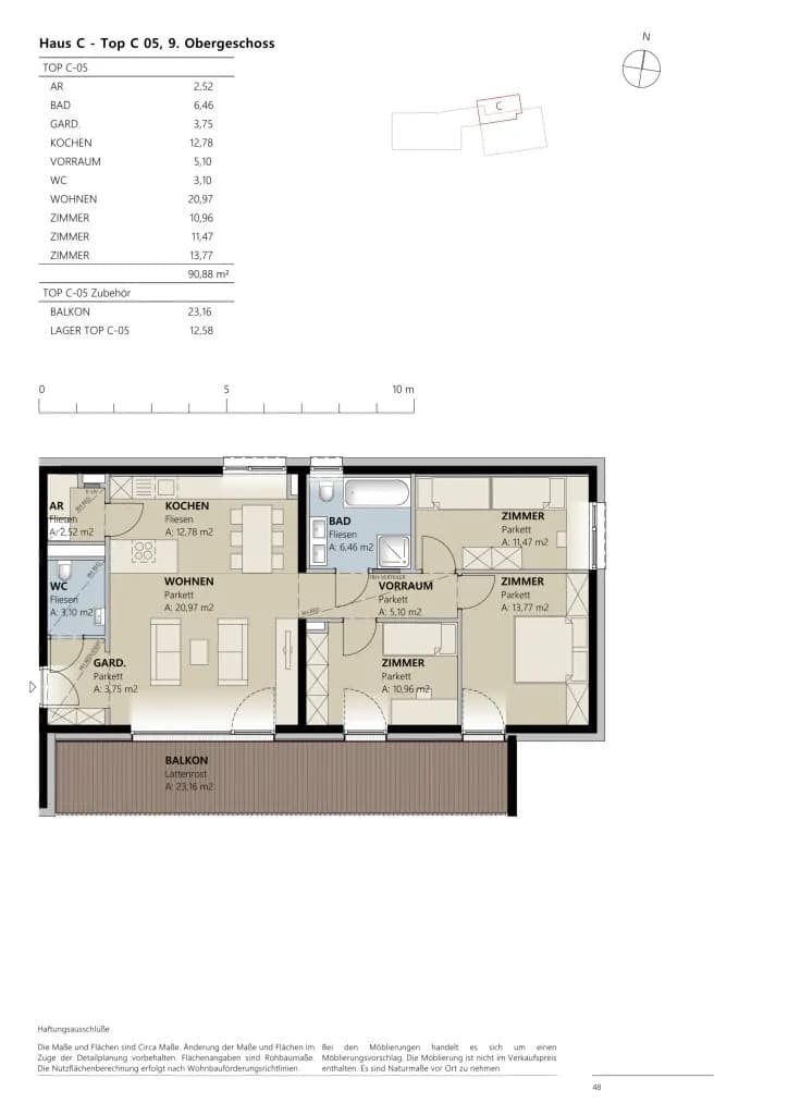 4-Zimmer-Wohnung kaufen in Landeck – 91,02 m², € 709.531 – Bild 2 von 2