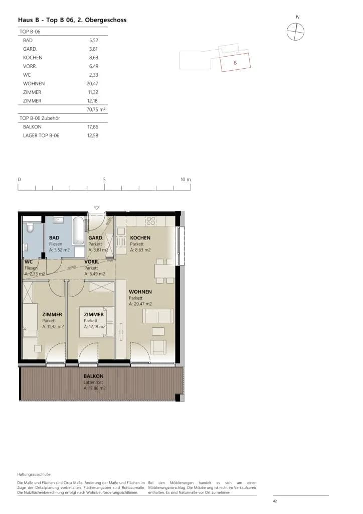 3-Zimmer-Wohnung kaufen in Landeck – 70,58 m², € 512.674 – Bild 2 von 2