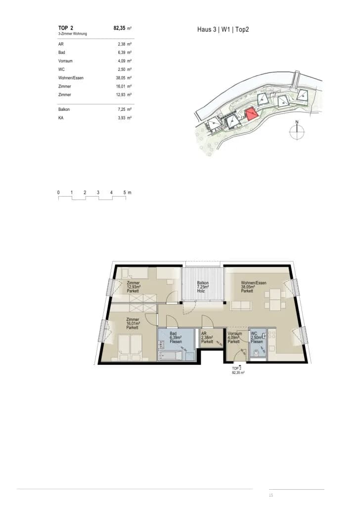 3-Zimmer-Wohnung kaufen in Schwaz – 82,35 m², € 513.626 – Bild 4 von 4