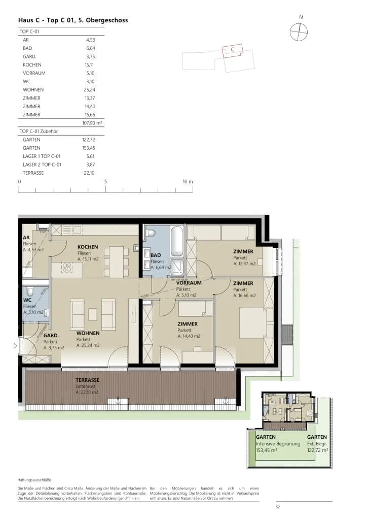 4-Zimmer-Wohnung kaufen in Landeck – 107,75 m², € 894.750 – Bild 2 von 2
