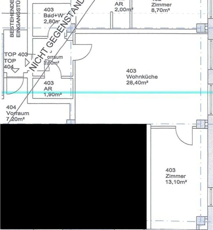 2-Zimmer-Wohnung mieten in Linz – 49,8 m², € 742 – Bild 6 von 6