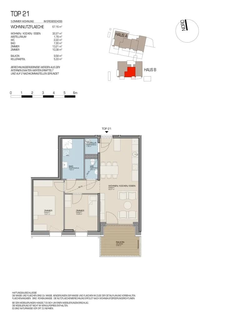 3-Zimmer-Wohnung kaufen in Landeck – 67,12 m², € 301.769 – Bild 2 von 2