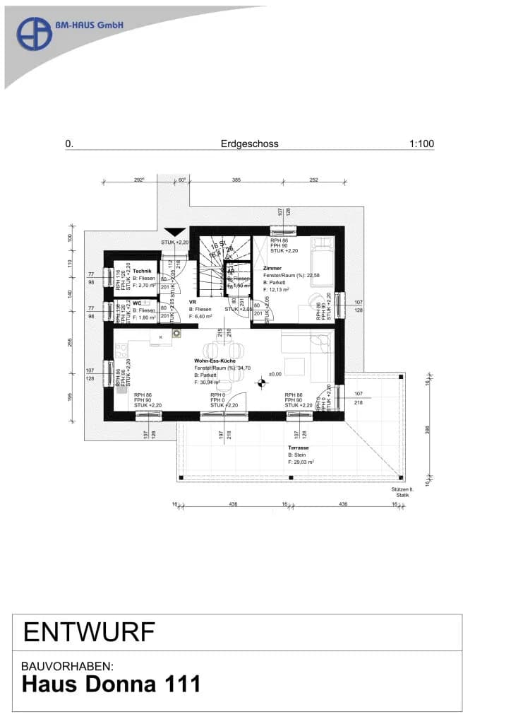 4-Zimmer-Haus kaufen in Klagenfurt – 92 m², € 296.019 – Bild 15 von 38