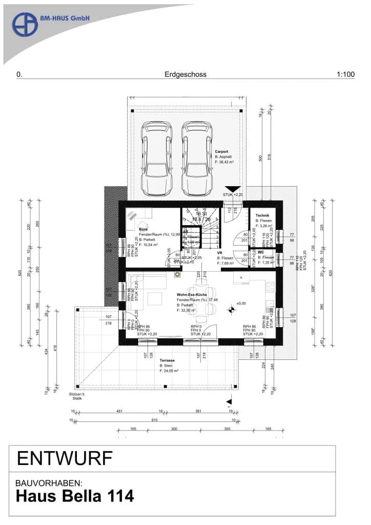 4-Zimmer-Haus kaufen in Klagenfurt – 92 m², € 296.019 – Bild 18 von 38