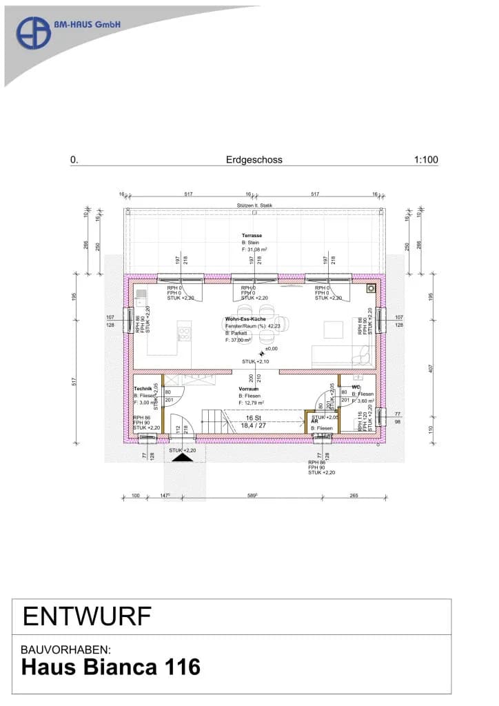 4-Zimmer-Haus kaufen in Klagenfurt – 92 m², € 296.019 – Bild 21 von 38