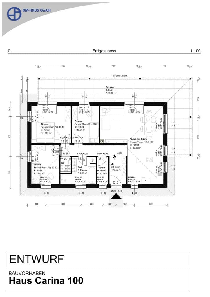 4-Zimmer-Haus kaufen in Klagenfurt – 92 m², € 296.019 – Bild 30 von 38
