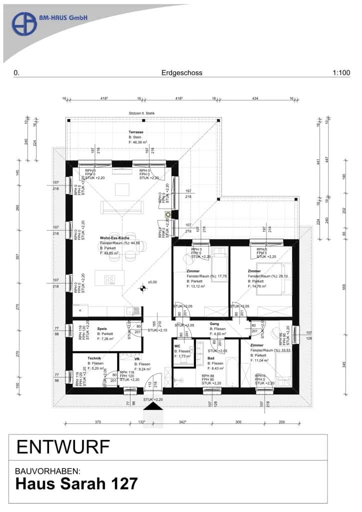 4-Zimmer-Haus kaufen in Klagenfurt – 92 m², € 296.019 – Bild 34 von 38