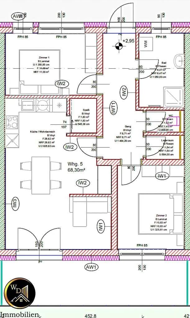2-Zimmer-Wohnung kaufen in Völkermarkt – 68,3 m², € 334.550 – Bild 9 von 10