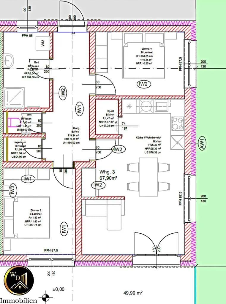 2-Zimmer-Wohnung kaufen in Völkermarkt – 67,38 m², € 329.950 – Bild 9 von 10