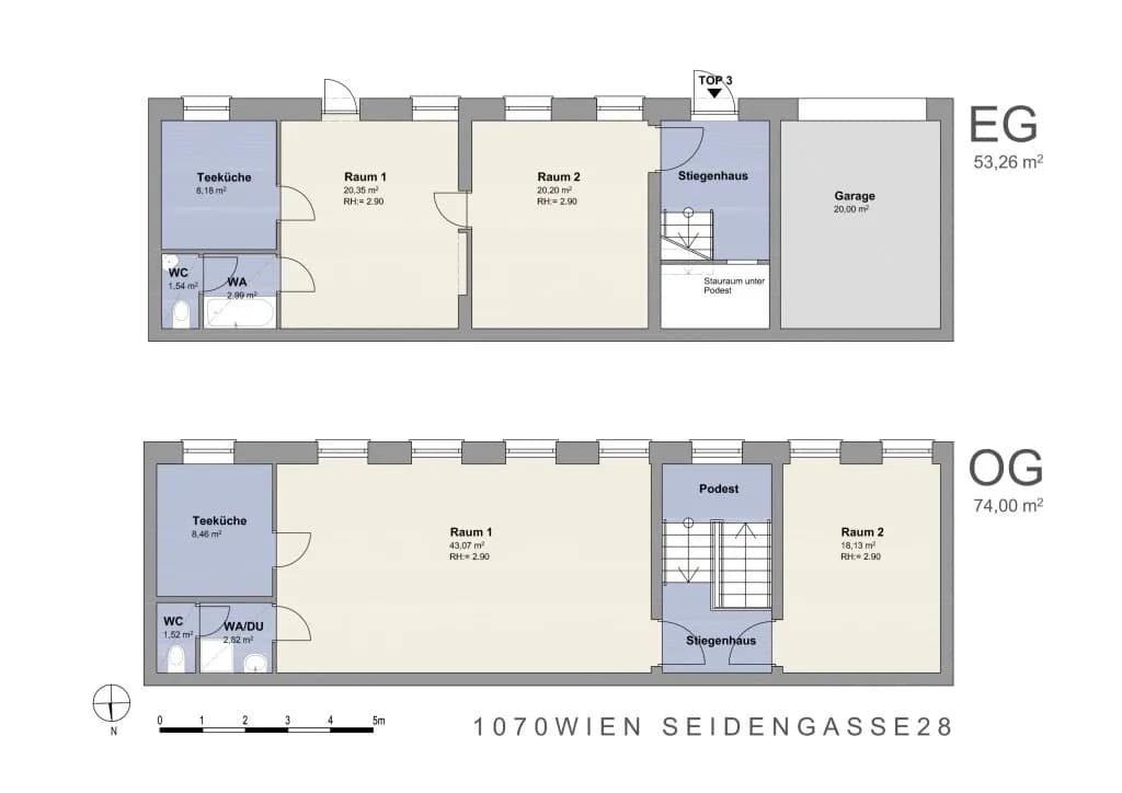 4-Zimmer-Gewerbeimmobilie mieten in Wien – 130 m², € 1.995 – Bild 7 von 7