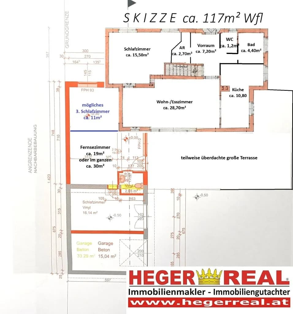 Haus kaufen in Baden – 117 m², € 449.000 – Bild 36 von 37