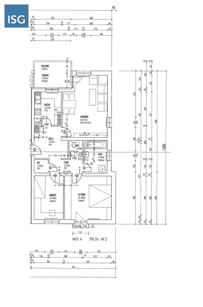 3-Zimmer-Wohnung mieten in Schärding – 82 m², € 842 – Bild 2 von 2
