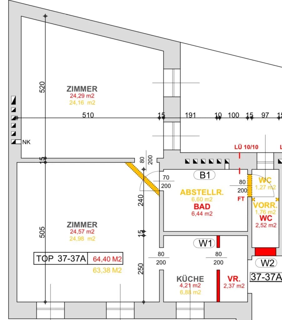 2-Zimmer-Wohnung kaufen in Wien – 64 m², € 229.000 – Bild 19 von 19