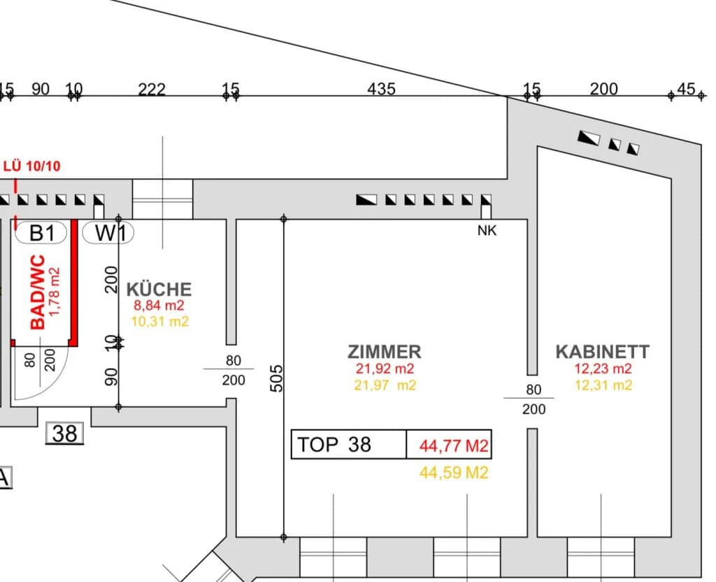 2-Zimmer-Wohnung kaufen in Wien – 45 m², € 159.000 – Bild 13 von 13