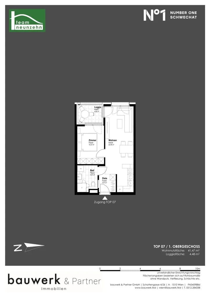 Immobilie kaufen in Bruck an der Leitha – 41,47 m², € 194.400 – Bild 15 von 15