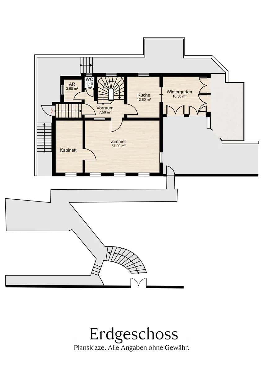 6-Zimmer-Haus kaufen in Baden – 221 m², € 490.000 – Bild 14 von 15