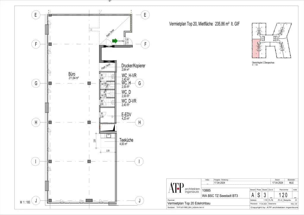 Gewerbeimmobilie mieten in Wien – 452 m², € 9.538 – Bild 6 von 7