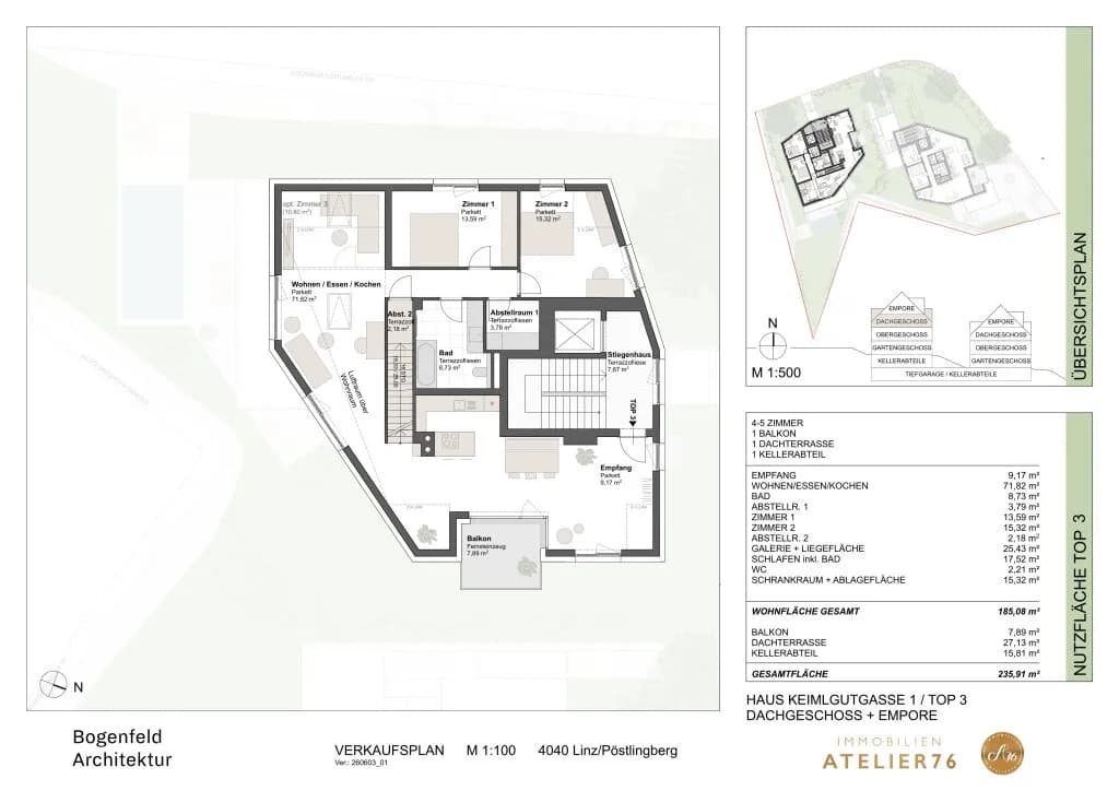 4-Zimmer-Wohnung kaufen in Linz – 185,08 m², € 1.390.000 – Bild 3 von 17
