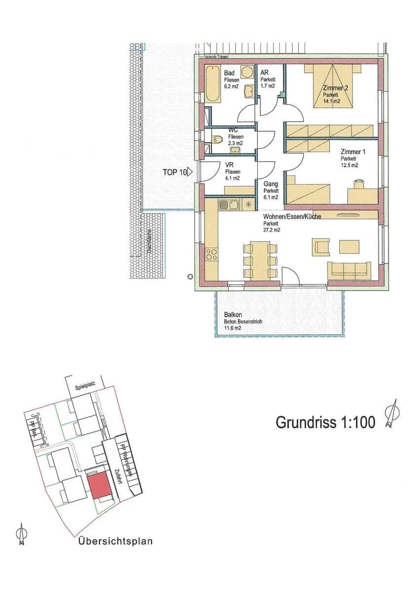 Wohnung mieten in Weiz – 74,23 m², € 897 – Bild 2 von 13
