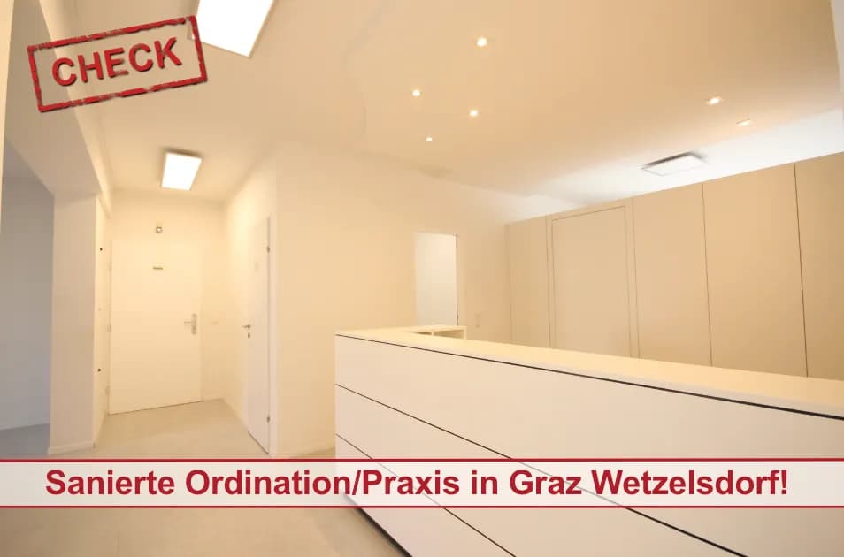 3-Zimmer-Gewerbeimmobilie mieten in Graz – 91 m², € 1.200 – Bild 1 von 19